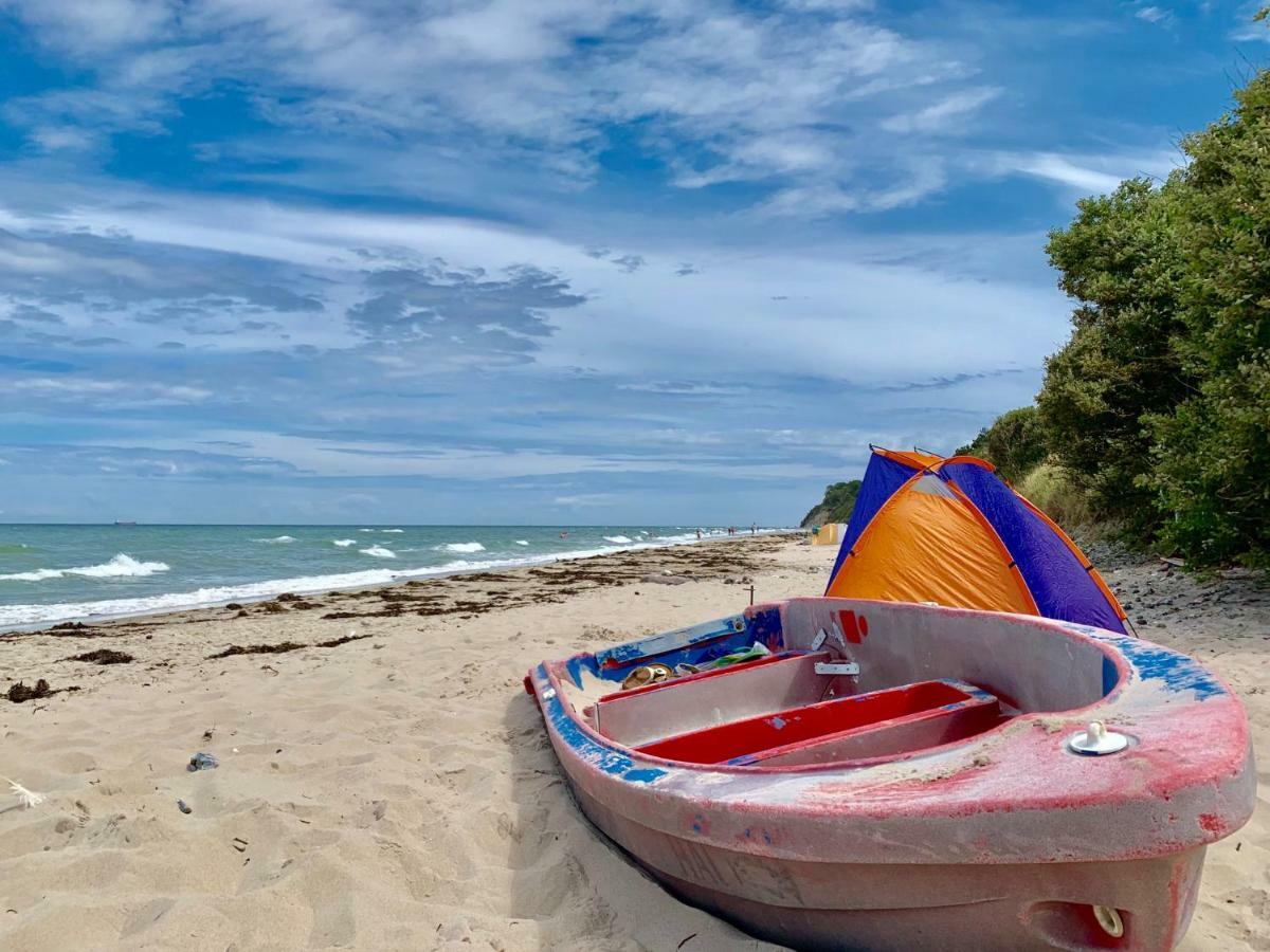 דראנסקה Strandnahe Ferienwohnung Ruegen מראה חיצוני תמונה